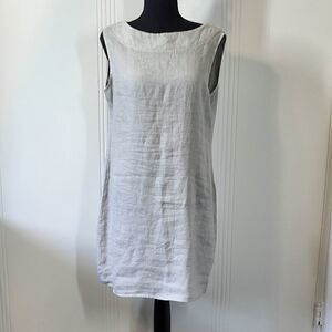 Bella Ambra Linen Sleeveless Dress